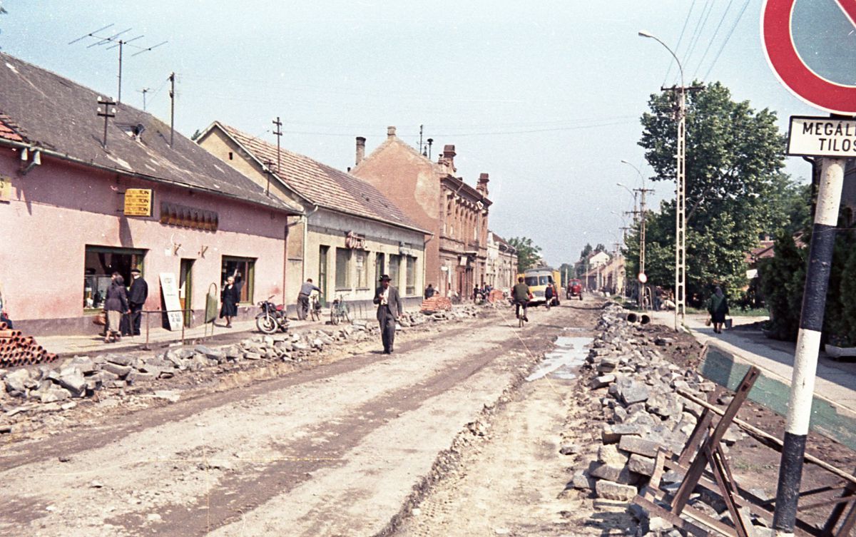 A fő utca felújítása